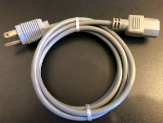 Apple Powerbook Dark Gray Electricord Power Cable Cord Macintosh C13 Mac