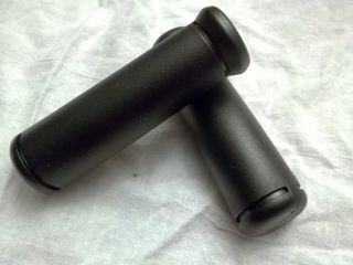Vintage Snowmobile Handle Bar Grips Impliment 7/8 X 4 1/2 Inches Blk