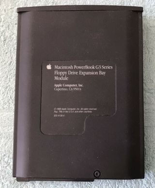 Macintosh Powerbook G3 Series Floppy Drive Expansion Module.  825 - 4156 - A