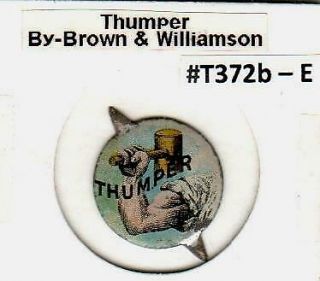 Thumper Arm & Hammer Vintage Tin Lithographed Tobacco Tag Brown & Williamson