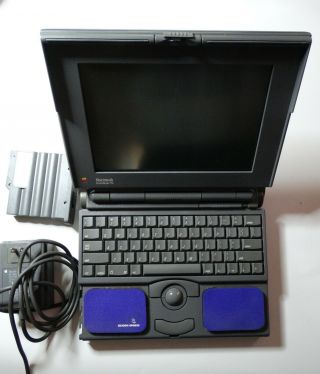 Vintage Mac Powerbook 170 (not).  With Transformer And Orig.  Battery