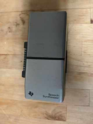 Texas Instruments Ti Speech Synthesizer Model Php - 1500 For Ti - 99/4a Computer