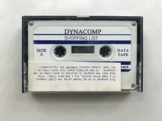 Shopping List By Dynacomp For Atari 400 800 Extremely Rare