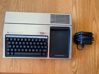 Vintage Texas Instruments Ti99/4a Home Computer With Power Supply And Manuals