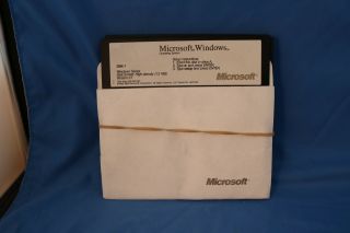 Microsoft Windows 3.  1 On 5 1/4 Floppy Discs - Vintage Computer Software