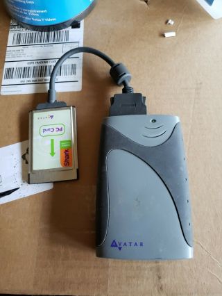 Vintage Avatar Shark Ar - 2250sp 250mb Drive With Pc Card Cable