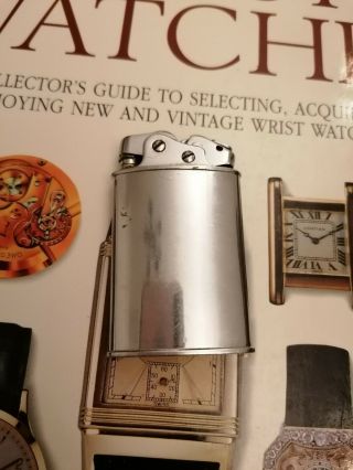 Rare British Thorens Semi Automatic Vintage Petrol Lighter Needs Attention