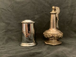 2 Vintage Lighters,  Dunhill Tankard Lighter & Ronson Decanter Lighter