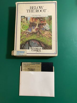Below The Root - Commodore 64 C64 Disk Game And Box Only