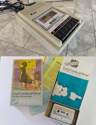 Atari 410 Program Recorder Tape (not) & Crush Crumble,  And Chomp Game