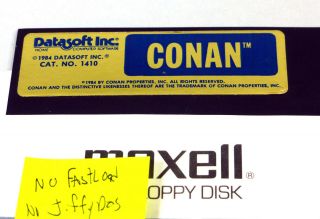 Commodore 64/128: Conan - C64 Disk Actually -
