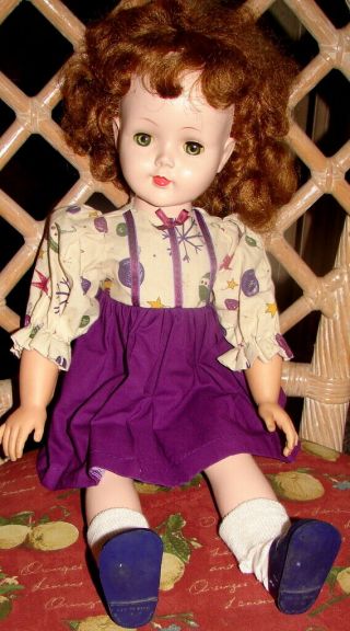 Vtg American Character Doll Sweet Sue Walker 24 " Jointed Knees & Elbows