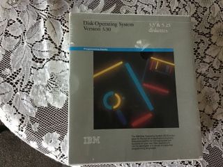 1987 Ibm Version 3.  30 Disk Operating System Os 3.  5 " & 5.  25 " Diskettes