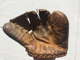 Vintage Baseball Glove - Rawlings Playmaker - Hank Bauer