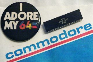 6510 8 Bit Microprocessor Chip Vintage Commodore 64 C64 C - 64 64c C64c 64 - C Cbm