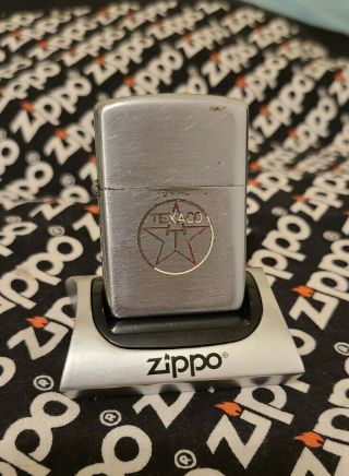 Vintage Zippo Lighter Texaco Pat 2517191 Pat Pending Rare