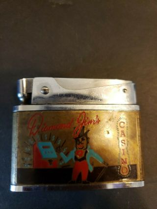 Stylish And Authentic Vintage Butane Lighter From Diamond Jim 