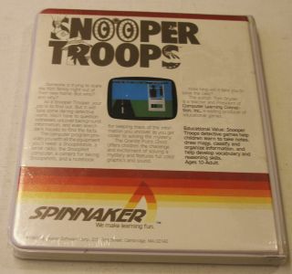 CLASSIC: Snooper Troops Case 1 by Spinnaker Software for Atari 400/800 - 2