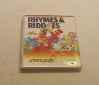 Rhymes & Riddles By Spinnaker Software For Atari 400/800 -