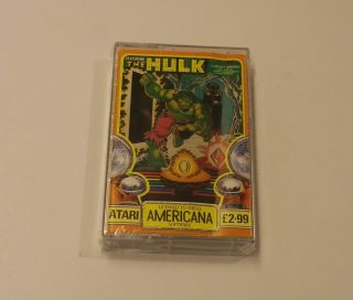 Rare The Hulk By Scott Adams And Marvel For Atari 400/800/xl -