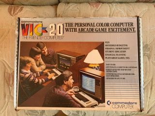Commodore Vic 20 The Friendly Computer Vintage Rare Box Only