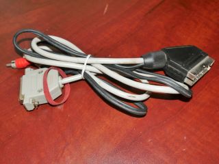 Amiga To Scart Video Cable With Audio Commodore 500,  1200,  4000,  2000,  600