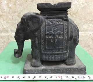 Nguyen Thanh Le Bronze Ashtray Elephant Sculpture Statue Signed 3