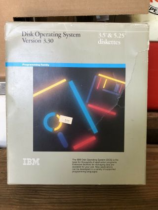 Ibm Dos 3.  30 Disk Operating System 3.  5 " & 5.  25 " Diskettes,  1987