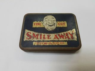 Smile Away Vintage Tobacco Tin