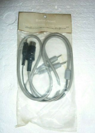 NOS Tandy Radio Shack 26 - 1207B Cassette Recorder Interface Cable S - 57 3