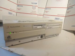 Vintage Packard Bell Pb 4235 Cd Computer Tower (parts Only, )