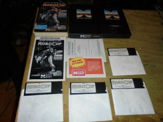 Robocop Data East 1988 Ibm Pc/xt/at Tandy 1000 Complete
