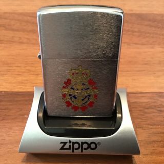 Rare Royal Canadian Armed Forces Rcaf Logo Zippo Lighter