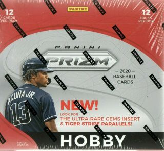 2020 Panini Prizm Hobby Baseball Factory 12 Packs