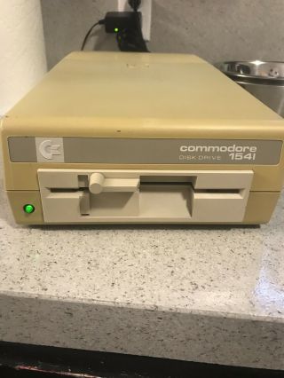 Vintage Commodore 5 1/4 " Disk Drive Model Cream 1541