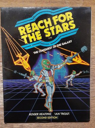 Reach For The Stars 2nd Ed - Vintage Apple Ii Computer Game -