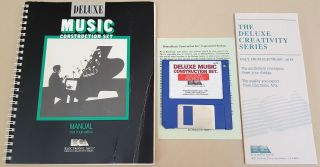 Deluxe Music V1.  0 ©1986 Ea Electronic Arts For Commodore Amiga Dmcs