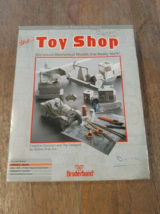 The Toy Shop By Broderbund - Vintage Apple Ii Computer Software