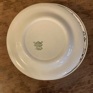 Set/6 Vintage Royal China Doorn Blue Onion Dinner Plate 10” 3