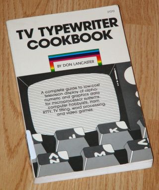 1977 TV Typewriter Cookbook Scelbi 8H Mark - 8 SWTPC CT - 1024 MITS Altair 8800 3