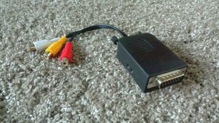 Apple Iic 2c Db15 Color Composite Video And 2 Channel Audio Adapter.