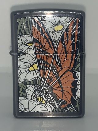 Vintage Zippo 1996 Butterfly Lighter | BARRETT SMYTHE | VERY RARE | 3
