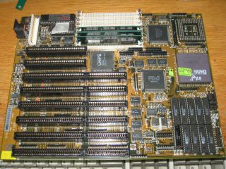 Contaq 486dx - 33 Motherboard,  16mb Ram,  256k Cache -