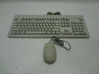 Vintage Apple M2980 Appledesign Keyboard With Mouse