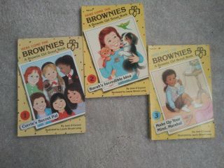 Vintage Here Come The Brownies,  Girl Scout Book By Jane O 