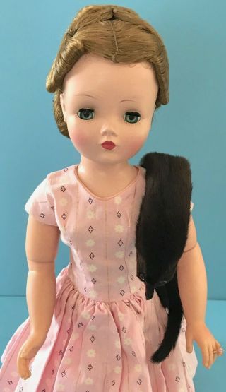 Vintage Doll Fur Stole Mink Madame Alexander Cissy Toni Miss Revlon