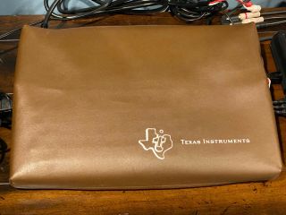 Ti 99/4a Brown Faux Leather Vinyl Dust Cover Computer Texas Instruments