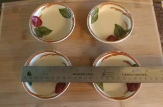 Set Of 4 Vintage Franciscan Ware Apple 3 1/2 " Dipping Sauce Bowls,  Usa
