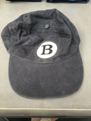 Rare Vintage Baltimore Black Sox Negro League Baseball Mlb Hat Blue Marlin Blue