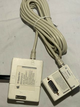 Vintage Apple Ii Rf Modulator A2m4020,  Tv Switch Box A2m4041